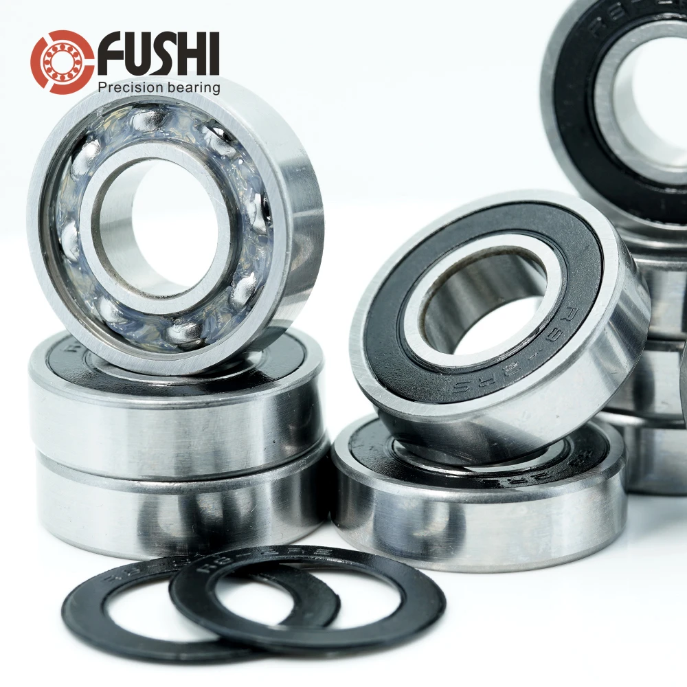 

R8RS Bearing Inch Size 1/2"x1-1/8"x5/16" Chrome Steel Material R8 2RS for Wheelchair Grinder Wheel or Stroller Motor