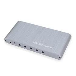 HDMI-compatible 4X1 Multi-viewer HD Quad Screen Real Time Multiviewer with HD seamless Switcher function full 1080P&3D