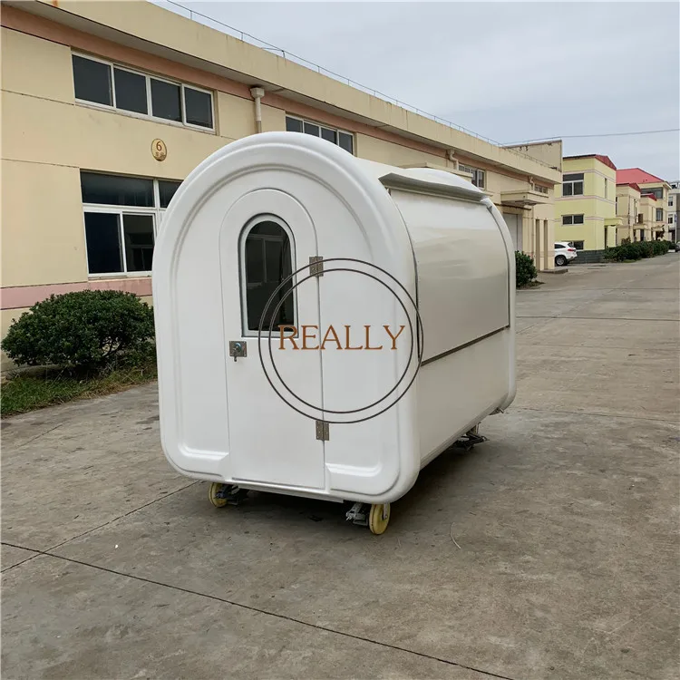 Di Động Thực Phẩm Trailer Ăn Vặt Kéo Di Động Shop