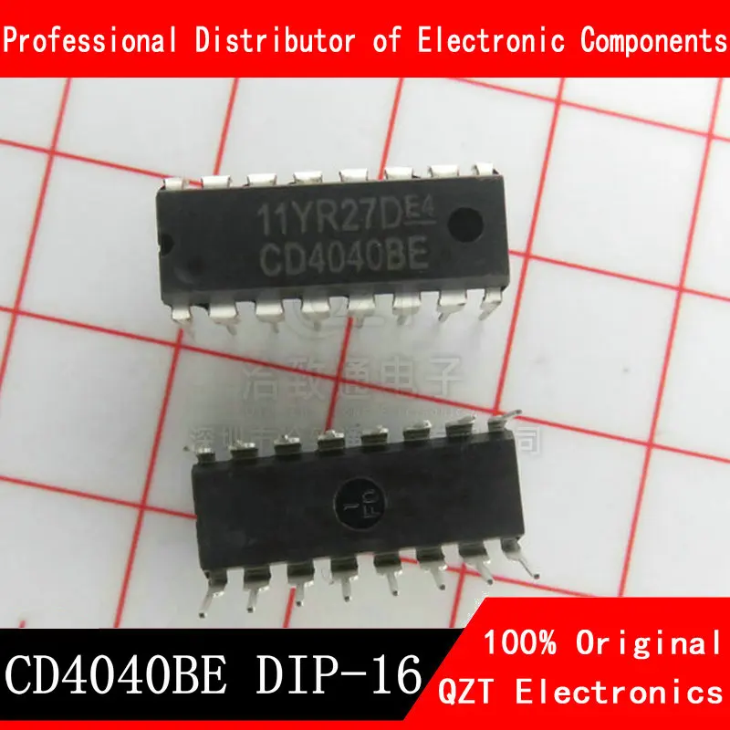 

10 шт. CD4040BE DIP16 CD4040 DIP 4040BE DIP-16 HEF4040BP HCF4040 HEF4040 Новый и оригинальный IC