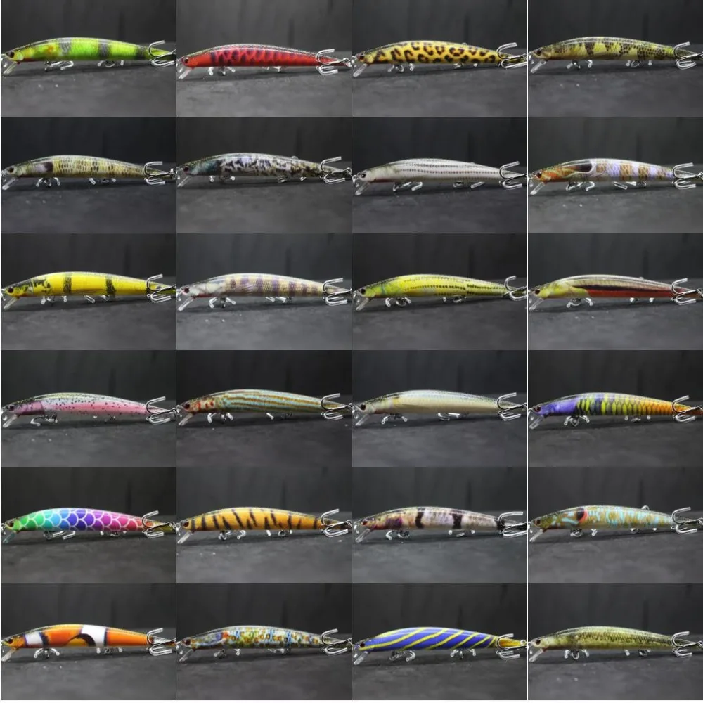 wLure Fishing Lure 11.7g 12cm Slim Long Style Body Shape Cutting Blade High Quality Hooks Lifelike HM616