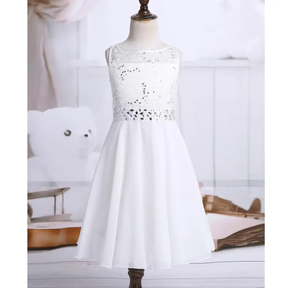 Robe de soirée en mousseline de soie pour enfants, robe de Rhformelle, robe de princesse, robe de demoiselle d'honneur, vêtements de mariage pour enfants, vêtements de concours de beauté