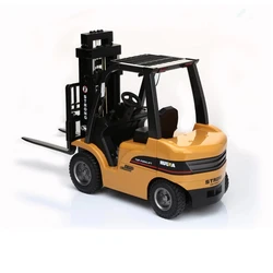 Huina 1577 Remote Control Forklift 2.4G Large Simulation Boy Model 8-Channel Simulation Alloy Version Children's Toy