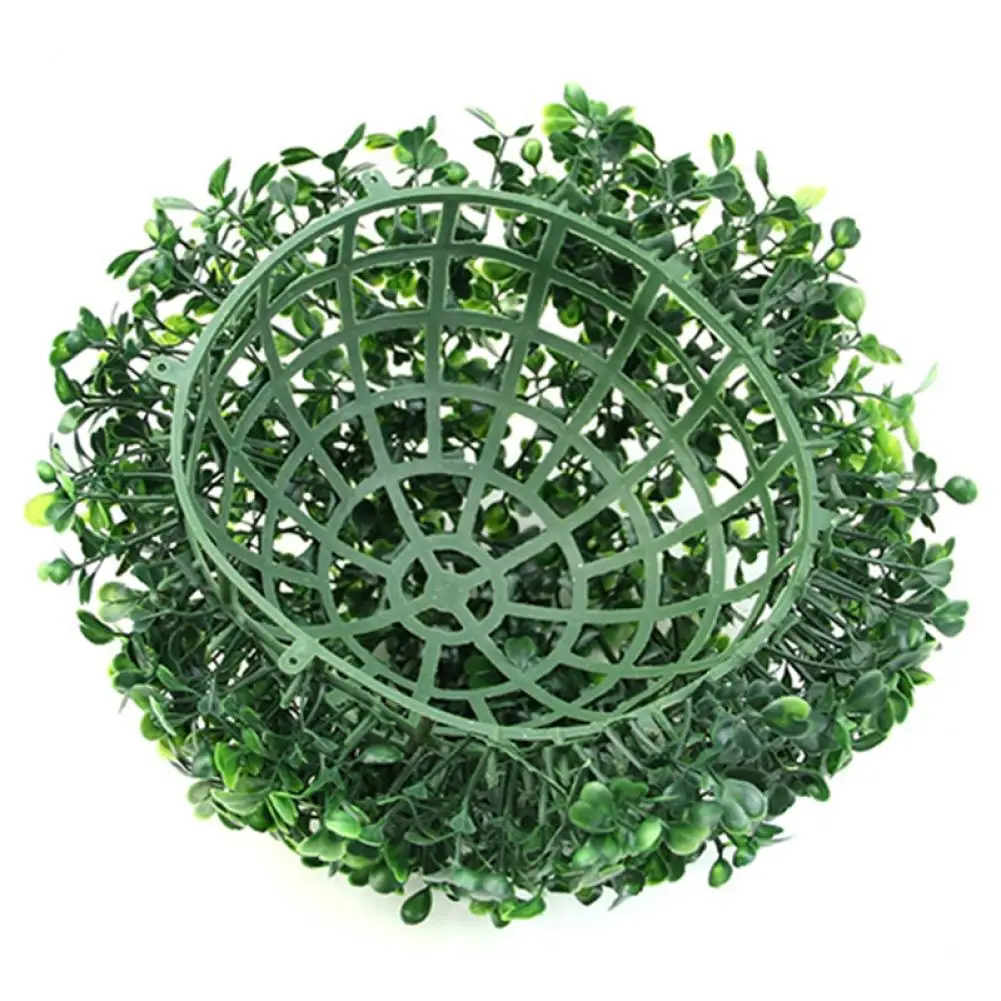 1 pz verde pianta artificiale palla topiaria plastica resistente allo strappo albero bosso festa di nozze giardino all'aperto decorazione della casa