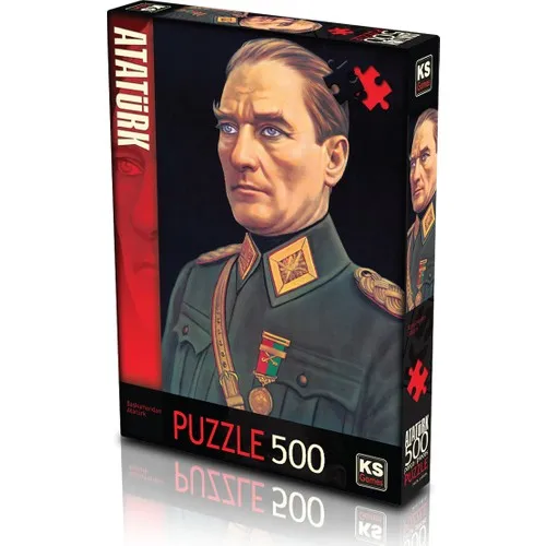 KS Games Atatürk Başkumandan 500 Parts cutting dies cut pieces with different from each other