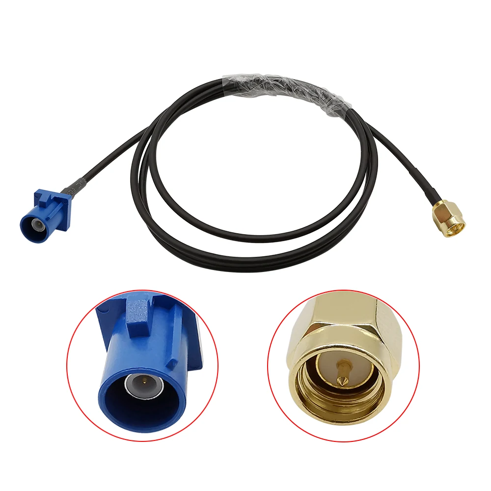 

1Pcs Fakra C Male Plug To SMA Male Plug Cable Adapter RG174 Coaxial Cable Extension Pigtail Jumper GPS Antenna Connector 10CM-3M