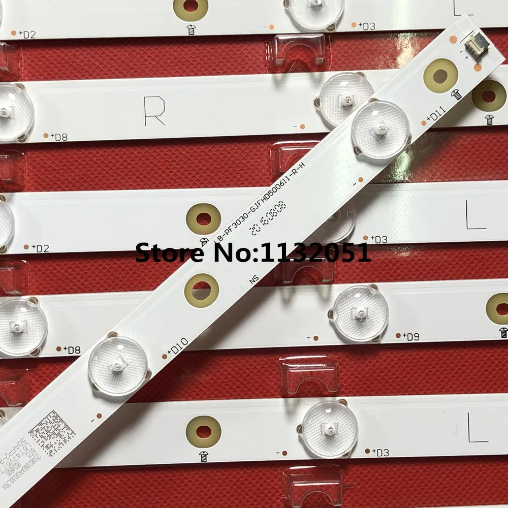 Tira de luces LED de retroiluminación, accesorio para 50PUT6400 50PFK4309 50PFK4509 50PFH5300 50pfk4009 50PFT4509 50PFL6340 50PFL6540 500TT26 500TT25 V5, 12 piezas