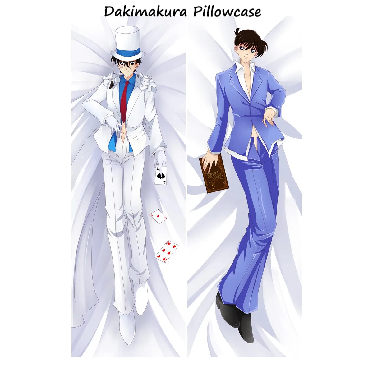 Detective Conan Dakimakura Pillowcase Case Closed Cartoon Anime Body Pillow Long Backrest Bed Pillow Cushion 150X50 Boho Décor