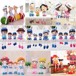 Home Decoration Accessories Resin Hanging Feet Dolls Living Room Small Ornaments Crafts Cute Creative Room Bedroom Furnishings