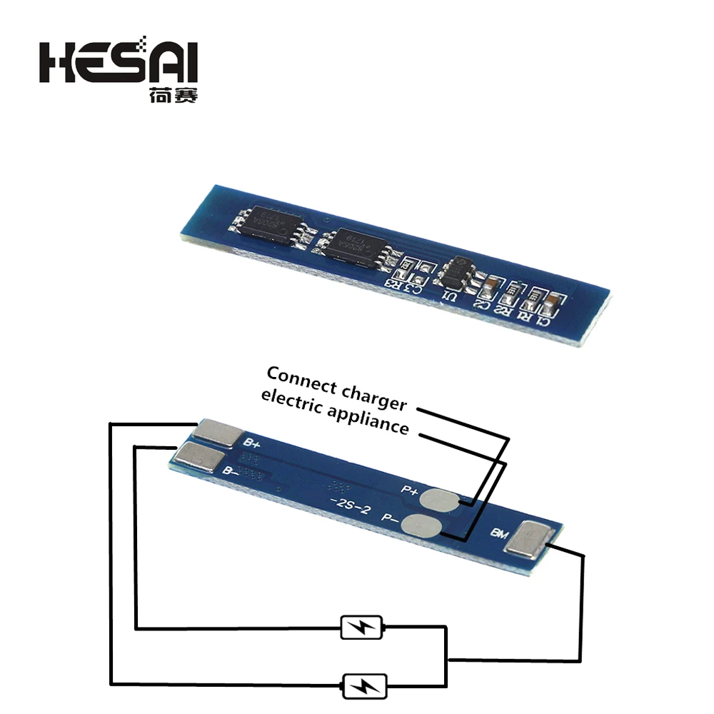 2S 3A Li-ion 7.4v 8.4V 18650 Lithium Battery Charger Protection Board Bms Pcm For Li-ion Lipo Battery Cell Pack