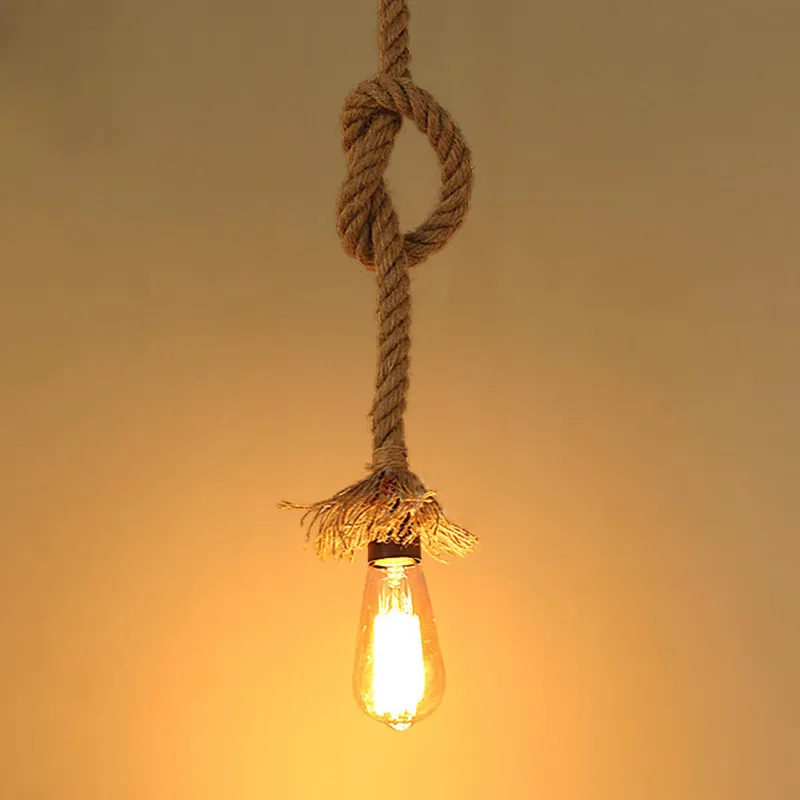 

Creative pendant lights hemp rope light PLHR03 Free shipping