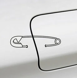 Calcomanías de tapa de combustible para coche, calcomanías divertidas de moda, pegatina de decoración de tanque de combustible, 13CM