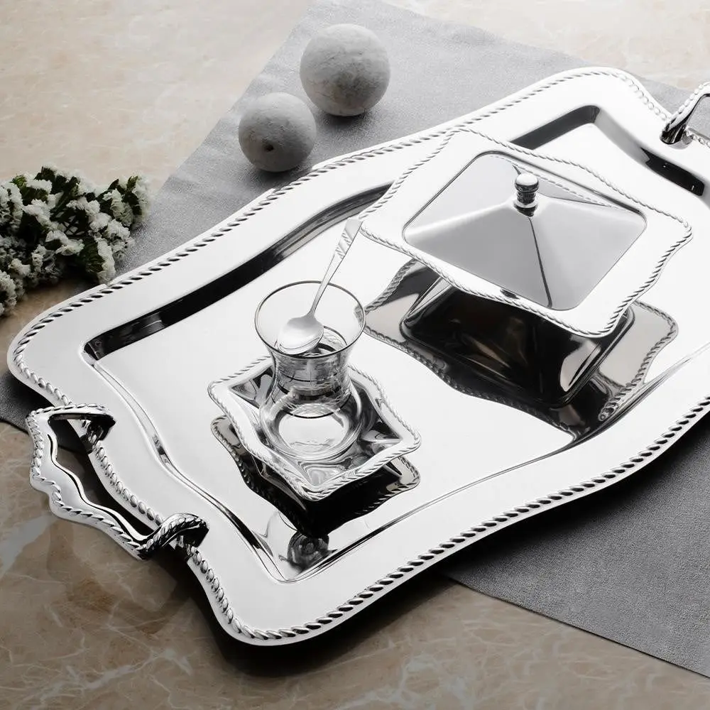 

DOLBOVI River tray Chain Simple Steel tray Tea tray tray поднос plateau de service