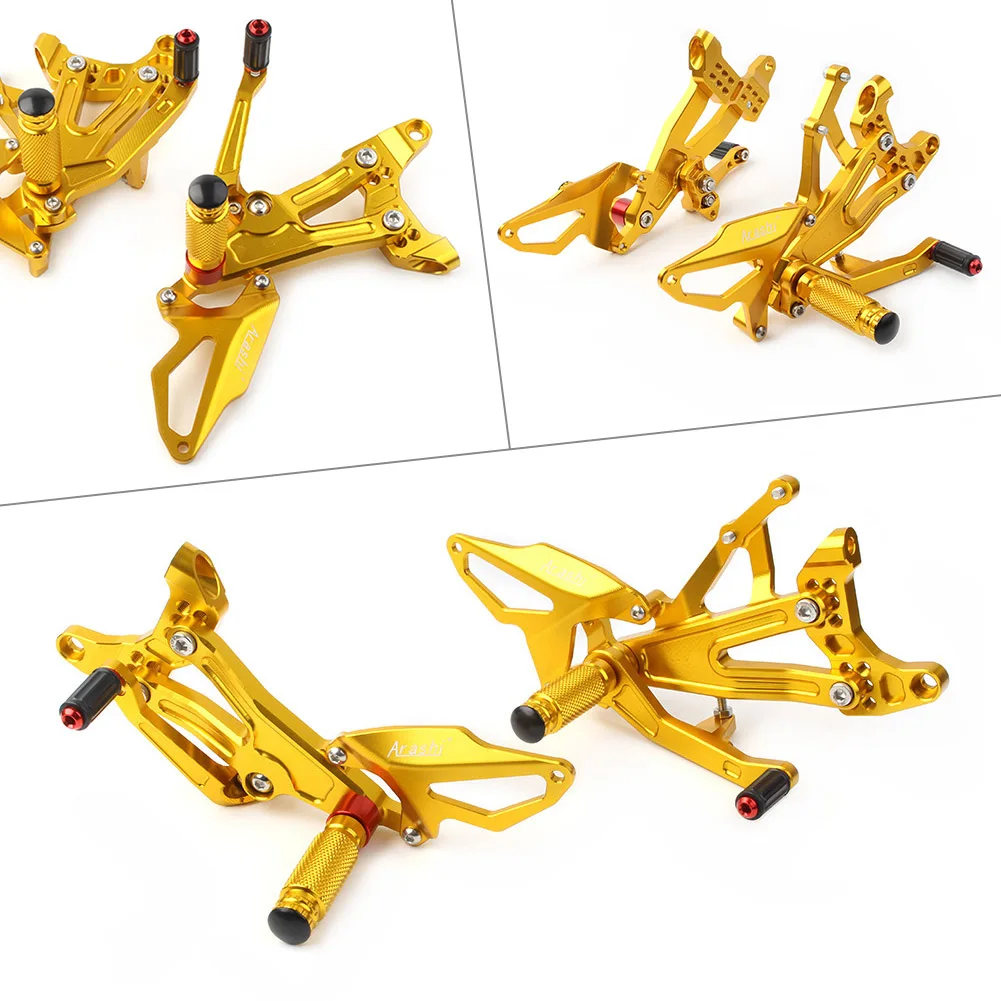 

1Pair Motorcycle Adjustable Motorcycle Rearsets Foot Peg Set Footrest Pedal For Ducati Panigale V4 V4S 2018 2019 2020 2021 2022