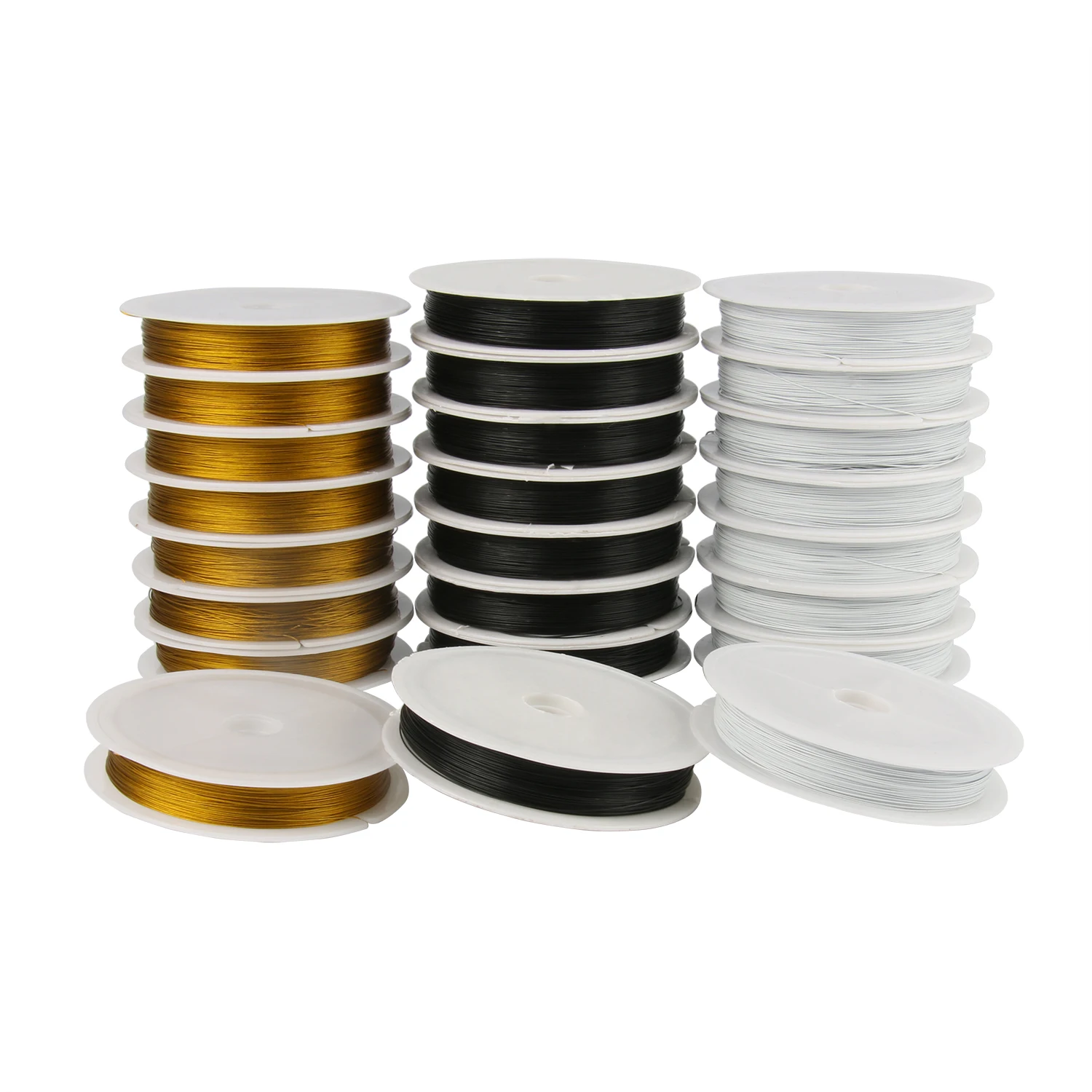 Stainless Steel Beading Wire, 0.38mm, 50m