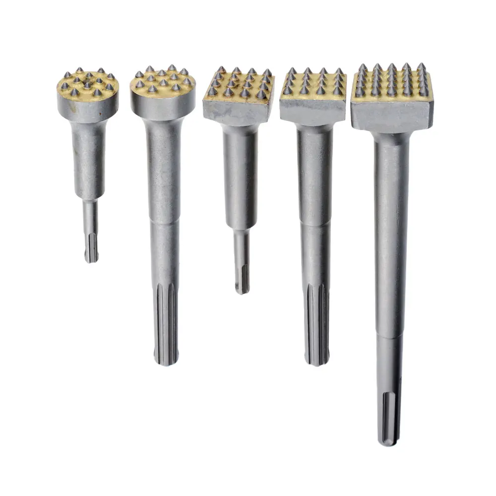 1Pc Flower Hammer Round Square Hexagon Electric Hammer Drill Bit Fit for Brick Wall Concrete Bush Chisel Electric Hammer Flower