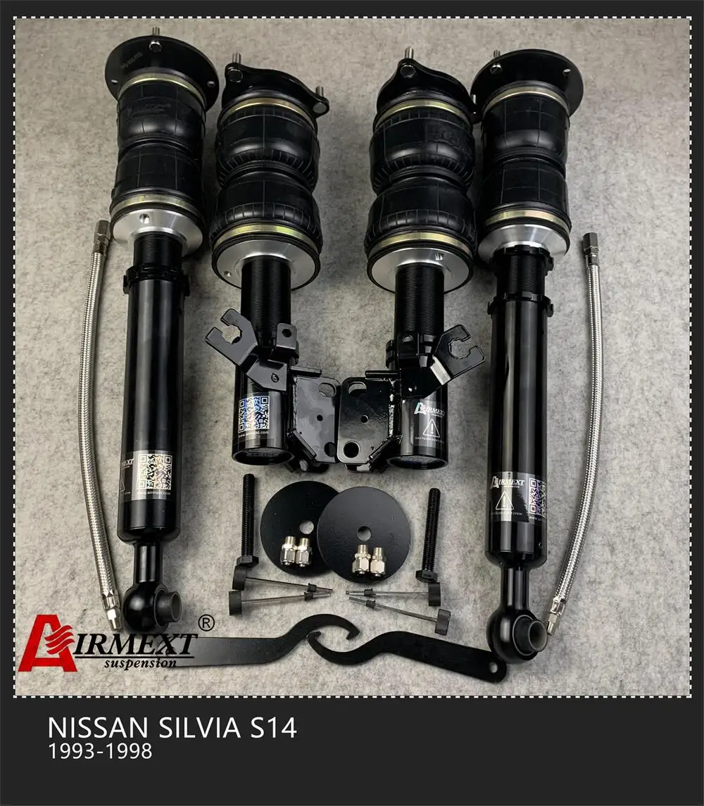 For Nissan SILVIA S14 240SX (1993-1998)/Air strut pack/Air suspension kit/coiloverair spring /Auto parts/ air spring/pneumatic