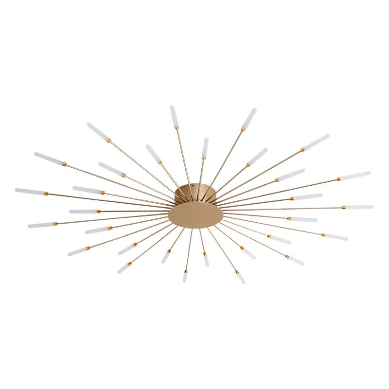 Lámpara de techo LED para dormitorio, sala de estar candelabro moderno para, fuegos artificiales nórdicos, comedor, sala de estar