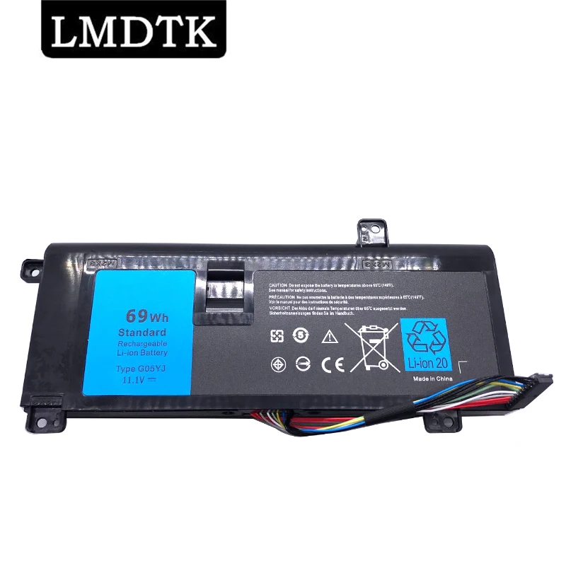 LMDTK New G05YJ Laptop Battery For DELL Alienware 14 A14 M14X R3 R4 Series P39G 14D-1528 GO5YJ Y3PN0 8X70T 69WH