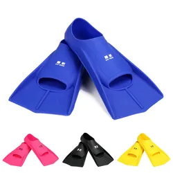 Unisex Soft Elastic Silicone Short Scuba Fins Anti-skid Diving Snorkeling Swimming Shoes Outdoor Beach Swimming Tool