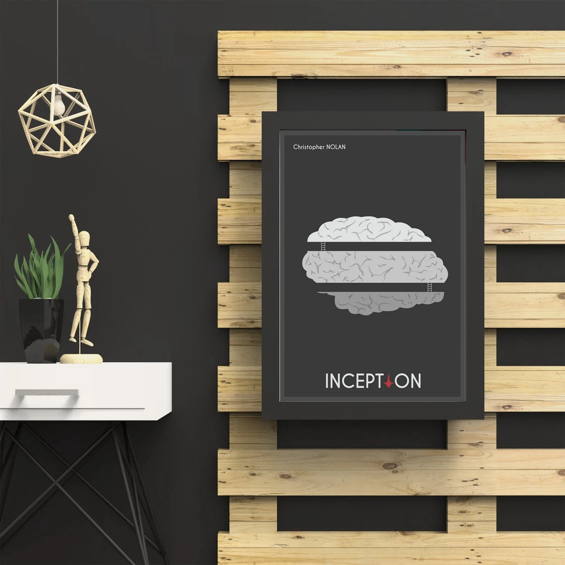 Inception الفيلم المشارك ديكور المنزل طلاء جدران (بدون إطار)