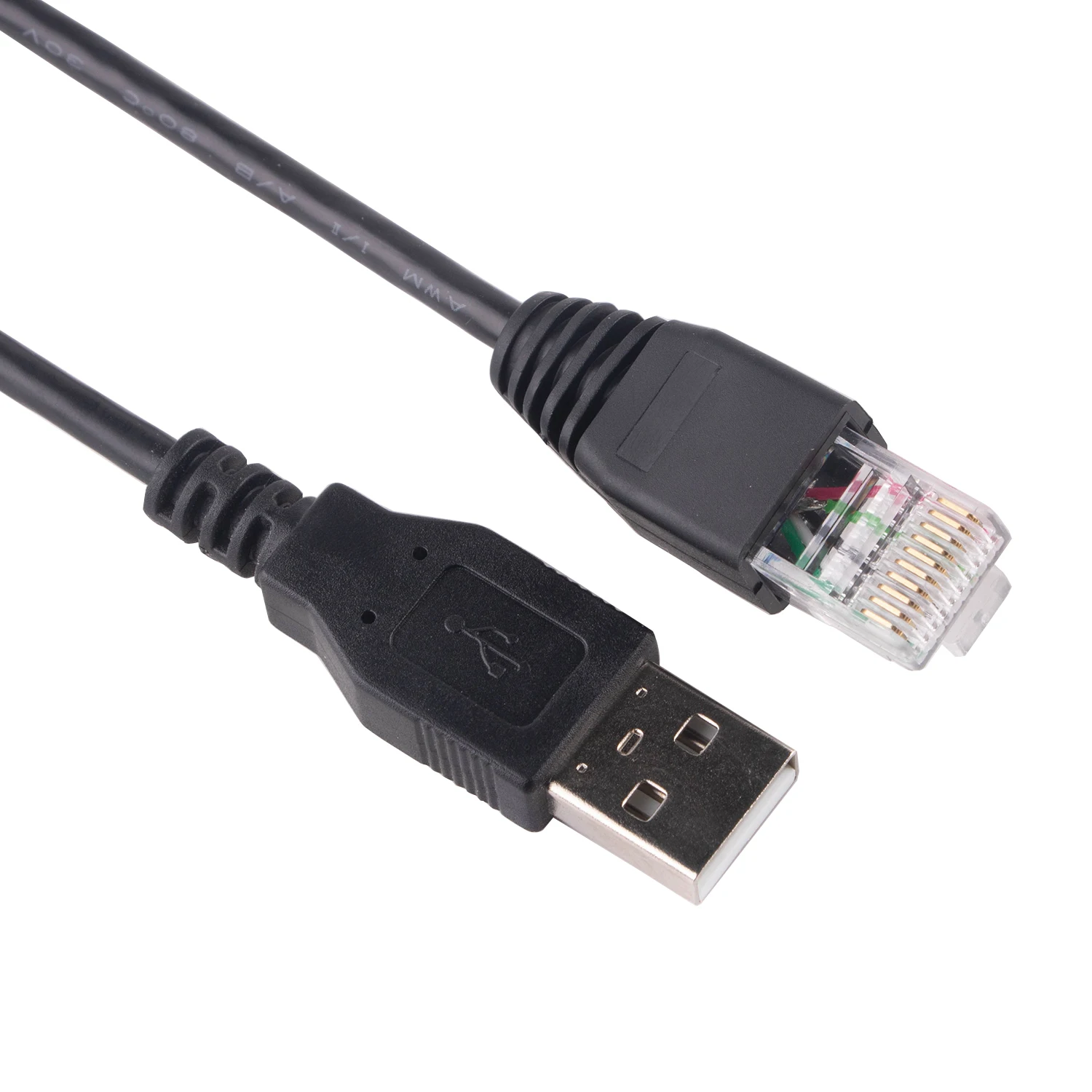 Replacement USB Console AP9827 Cable for APC Smart UPS 940-0127B 940-127C 940-0127E with Molded Strain Relief Boot