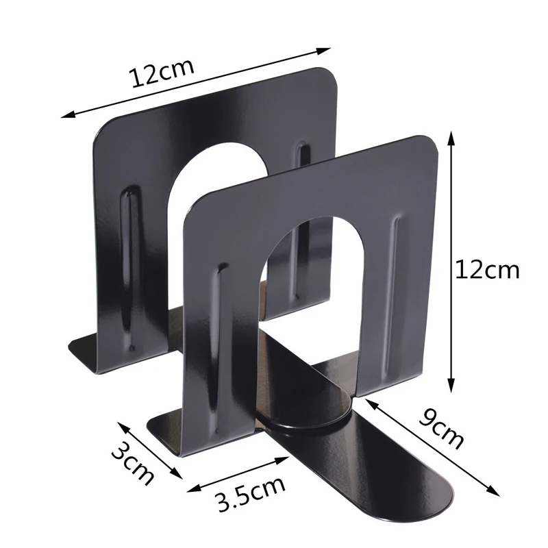 MQQ Color Metal Bookend Magazine Organizer Metalic Lacquer Bookend Bookend