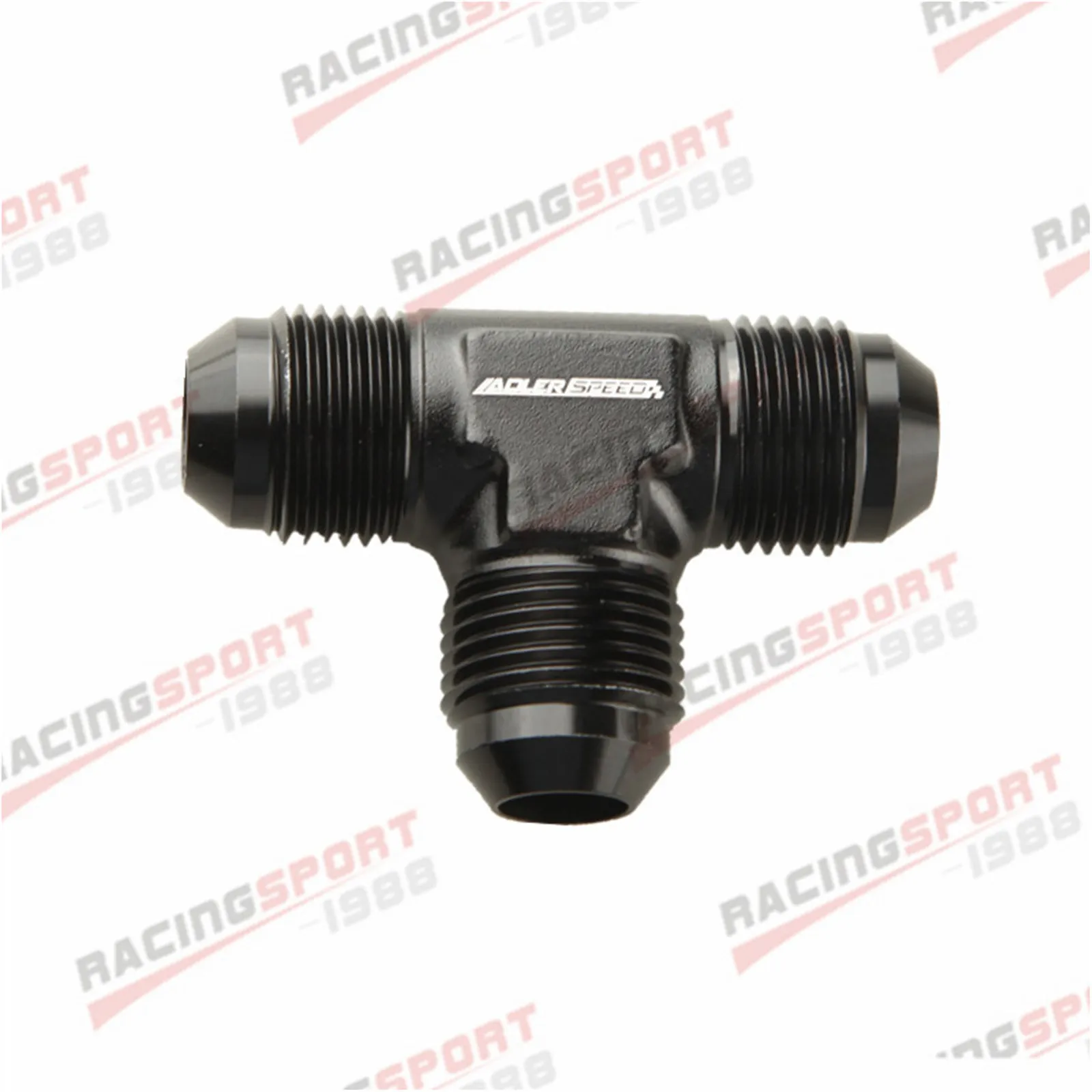 AN-12 AN12 12AN macho Flare Union Tee T-piece adaptador de ajuste de aluminio negro/azul