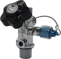 Nitrous Oxide Systems SUPER Hi-Flo Bottle Valve Work For NOS 16139 (Black)