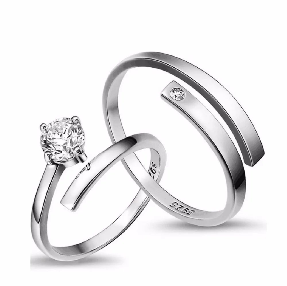 23 kinds lover rings Endless Love Engagement Wedding Couple Rings Aneis Mens Jewelry Commitment Rings silver color jewelry