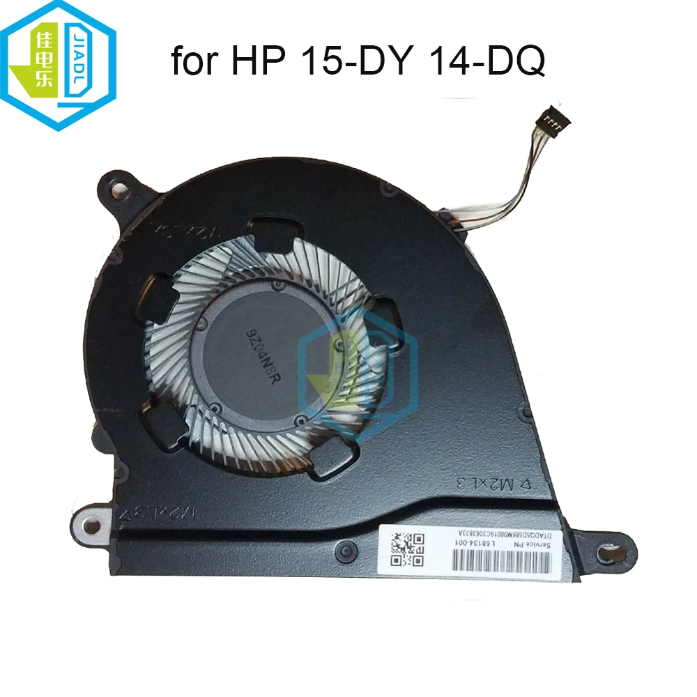 

DV 5V Notebook Cooling Fans CPU Cooler For HP Pavilion 15-DY 14-DQ L68134-001 L68133 ND75C07-19A18 15-DY1024 14-dq1037 TPN-Q221