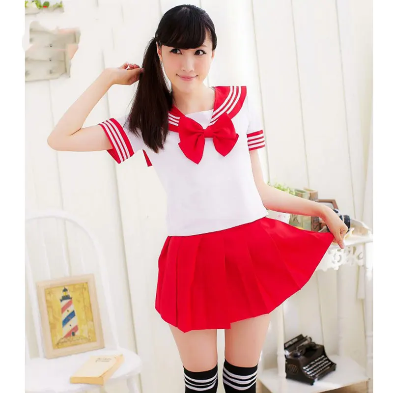 Sexy Cosplay Diaper Lover ABDL Adult Baby Romper Women Skirt Suit Schoolgirl Uniform Anime Role Play Costume