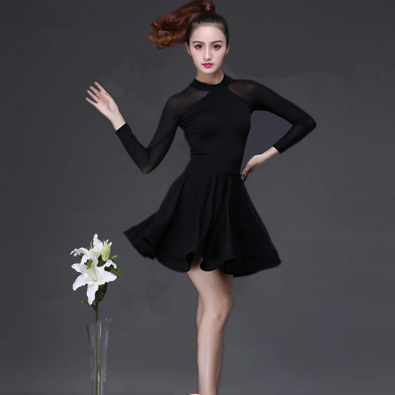 Latin dance costume female adult new practice clothes summer show dance Latin dance dress