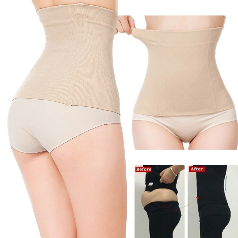 Body Shaper Women Waist Slim Belt Underwear Belly Tummy Shrink Control Compress Modeling Girdle Waist Trainer Slimming Shapewear