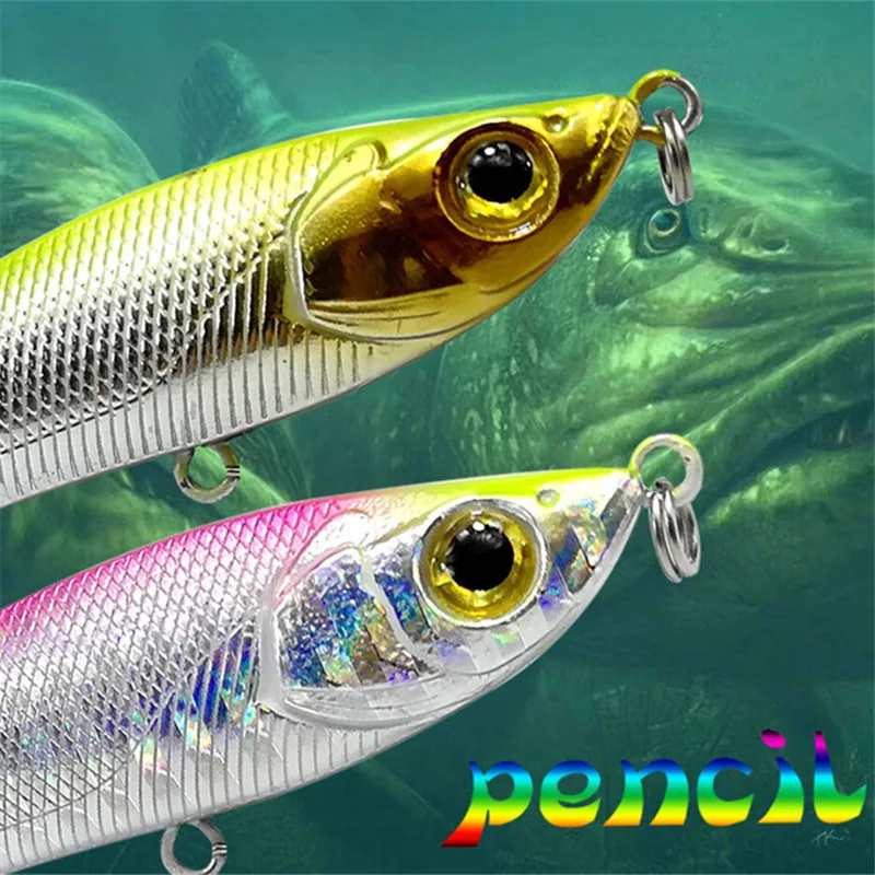 Mavllos Sink Pencil Fishing Lure 10-22g High Quality Plastic Full Swimming Layer Saltwater Lures Fish Bait Trolling Lure Tackle