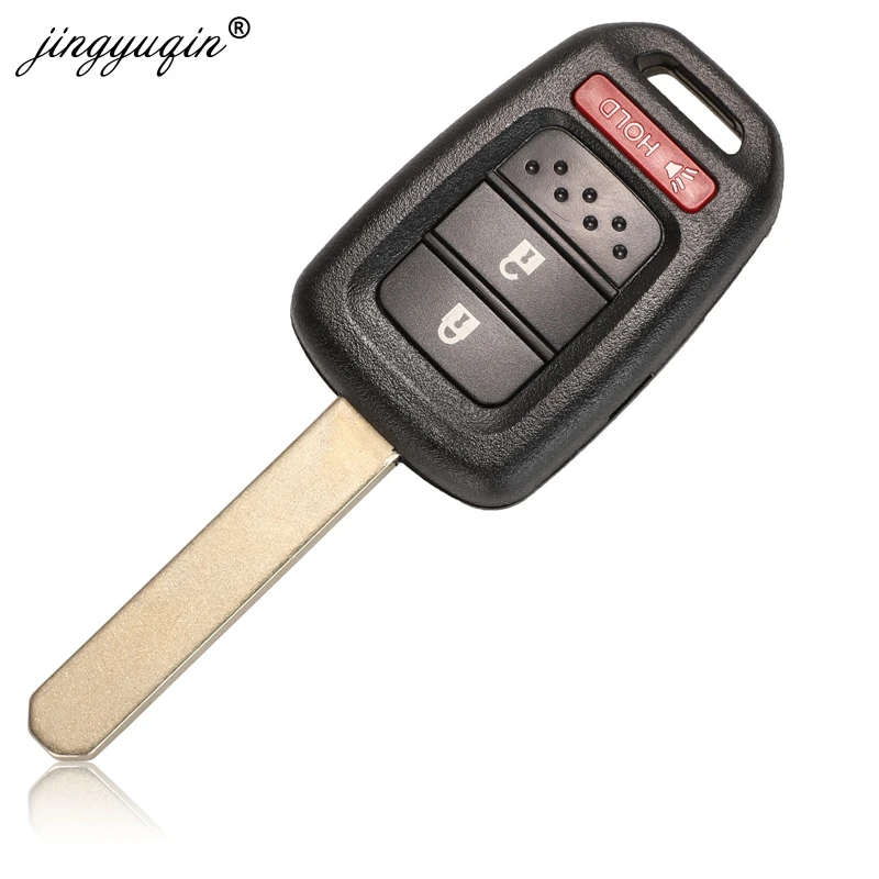 jingyuqin 2/3/4 Buttons Remote Key Shell For Honda Accord CR-V FIT XRV VEZEL CITY JAZZ CIVIC HRV FRV Remote Key Case Fob