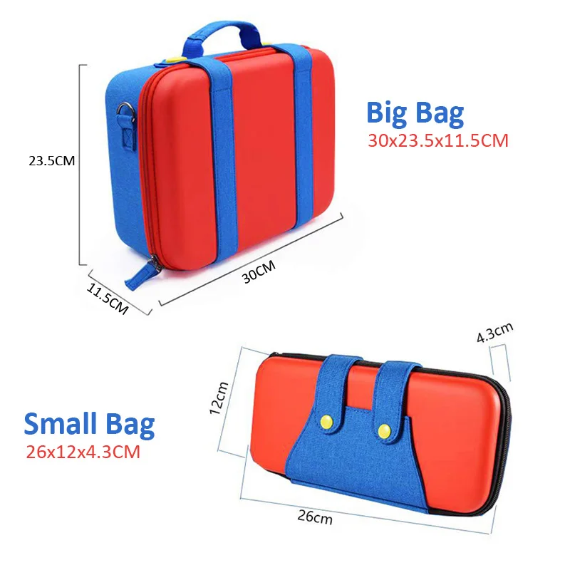 Nowa torba do przechowywania przełącznika Nintend w stylu Mari ochronny futerał do przenoszenia na akcesoria do gier Nintendo Switch OLED prezent dla gracza