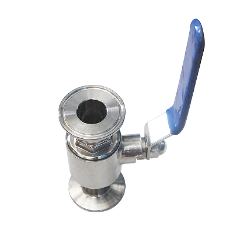 

63mm 304 Stainless Steel Sanitary Ball Valve two piece Tri Clamp Ferrule Type For Food Homebrew Product