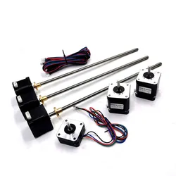 Funssor VORON Trident 3D Printer Stepper Motors Kit 300mm Integrated Lead Screw T8x8 NEMA17 Stepper Motor