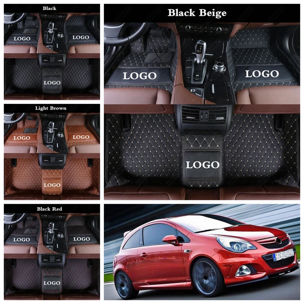 

All Weather Car Floor Mats for Opel Astra Antara Vectra Zafira Insignia Leather Auto Carpet Cover Waterproof Foot Mat Rugs Pads