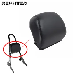 Motorcycle Backrest Cushion Pad Passenger Sissy Bar Black For Harley Sportster XL883 XL1200 48 2004 2005-2014 2015 2016