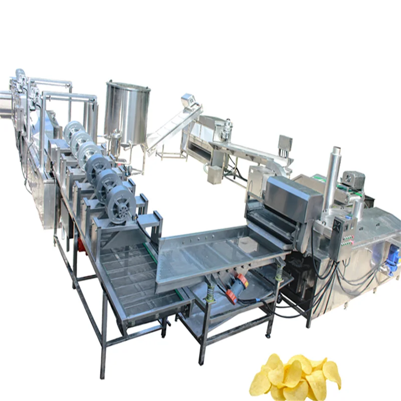 500kg/h Potato Chips Production Line Frozen Potato Chips Production Line Chips Potato Production Line