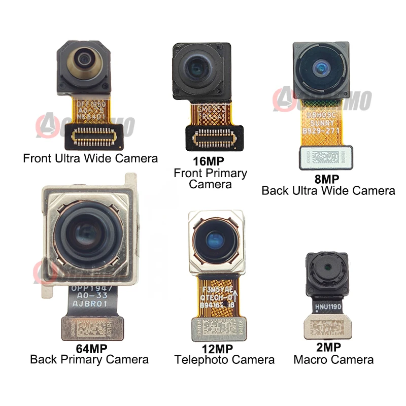 For Realme 6 Pro 6Pro Front Facing Camera Back Rear Big Camera Module Flex Cable Replacement Repair Parts