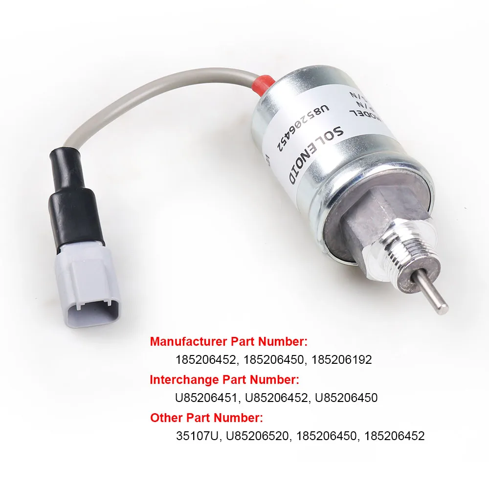 パーキンス402D 403D 404D 404C 403C用電気遮断ソレノイド U85206452 12V