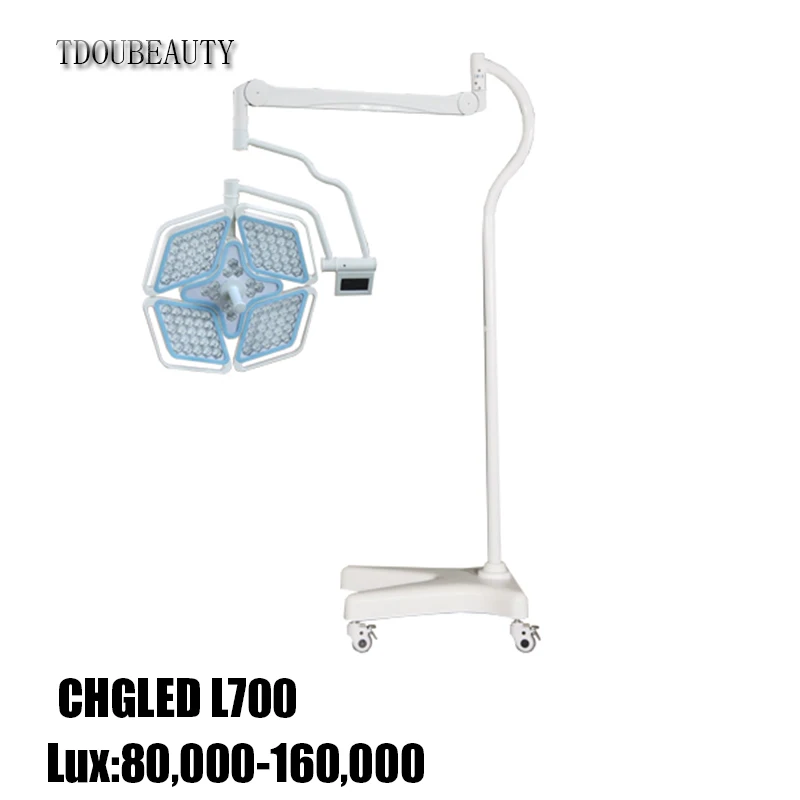 98Ra โรงพยาบาลหัวเดียวหัวคู่ 160000 Lux Green Endo คุณภาพดีที่สุด LED Operation Theater Light โคมไฟ LED ผ่าตัดแบบไม่มีเงา