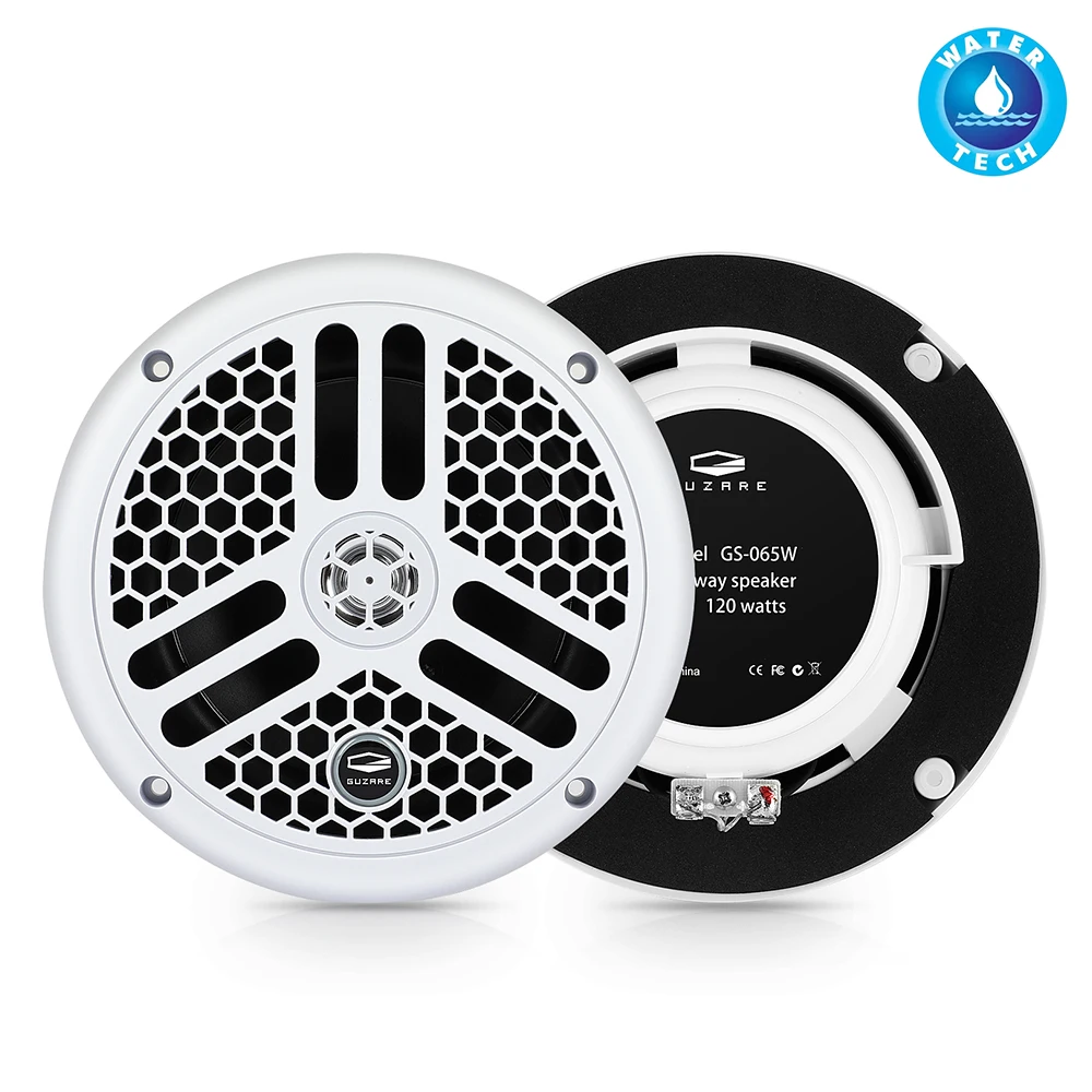 

6.5inch 240Watts 2 Way Marine Waterproof Speakers For UV-Proof SPA ATV UTV Golf Cart Boat Yacht Motorcycle Outdoor Music Speaker