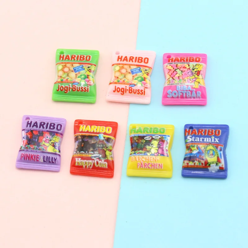 10Pcs Korea Colorful Square Candy Floating Charms Diy Keychain Earings Jewelry Resin Pendant Hanging Craft Accessories C259