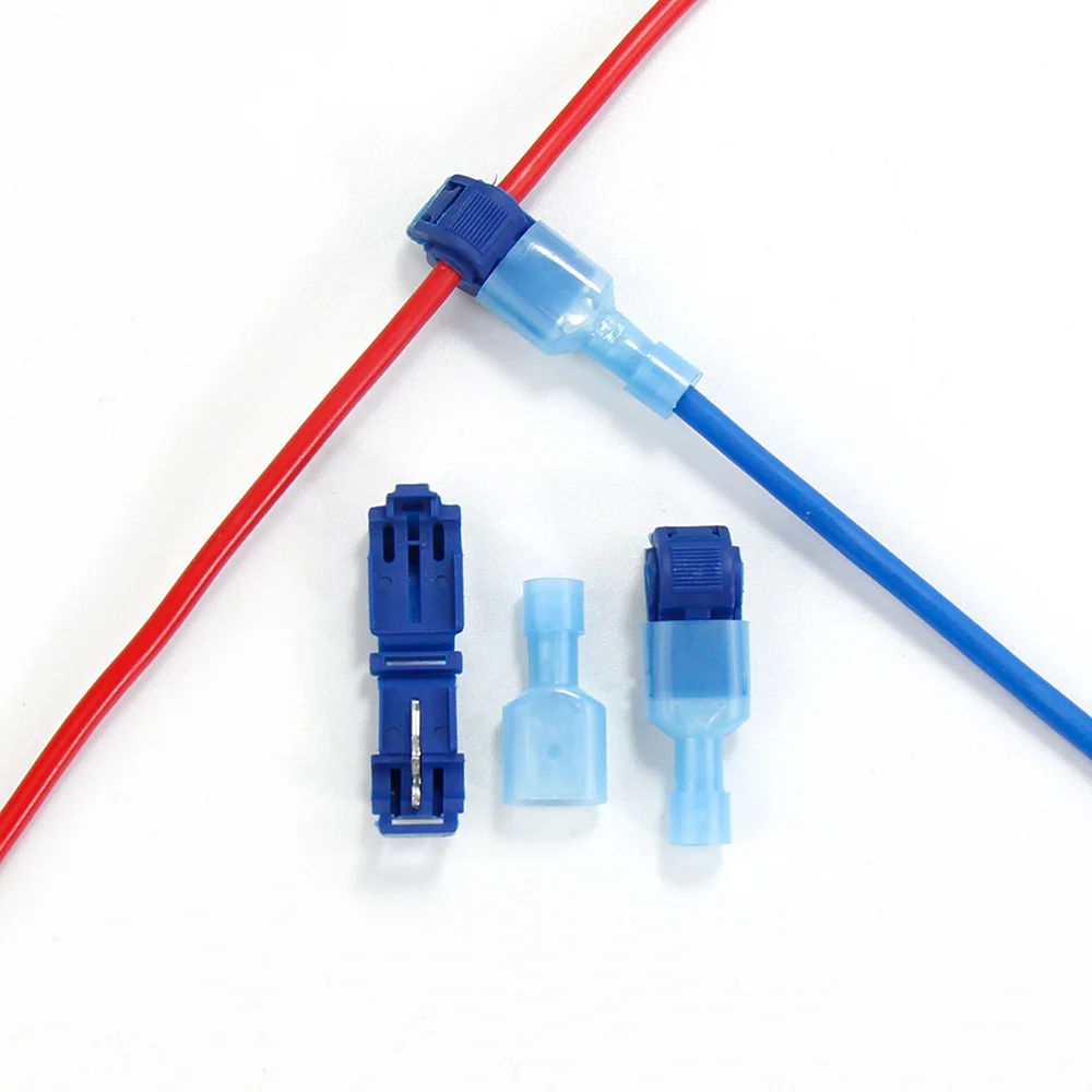 Wire and cable connector Crimp terminal T-Tap Quick Splice CarAudio Kit Insulated Disconnect Electrical Quick Splice Lock Wire