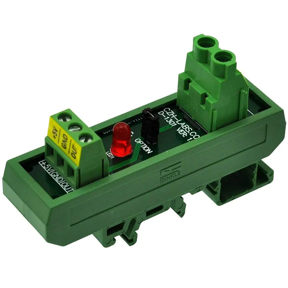 Slim DIN Rail Mount AC/DC +/-30Amp Current Sensor Module, based on ACS712.