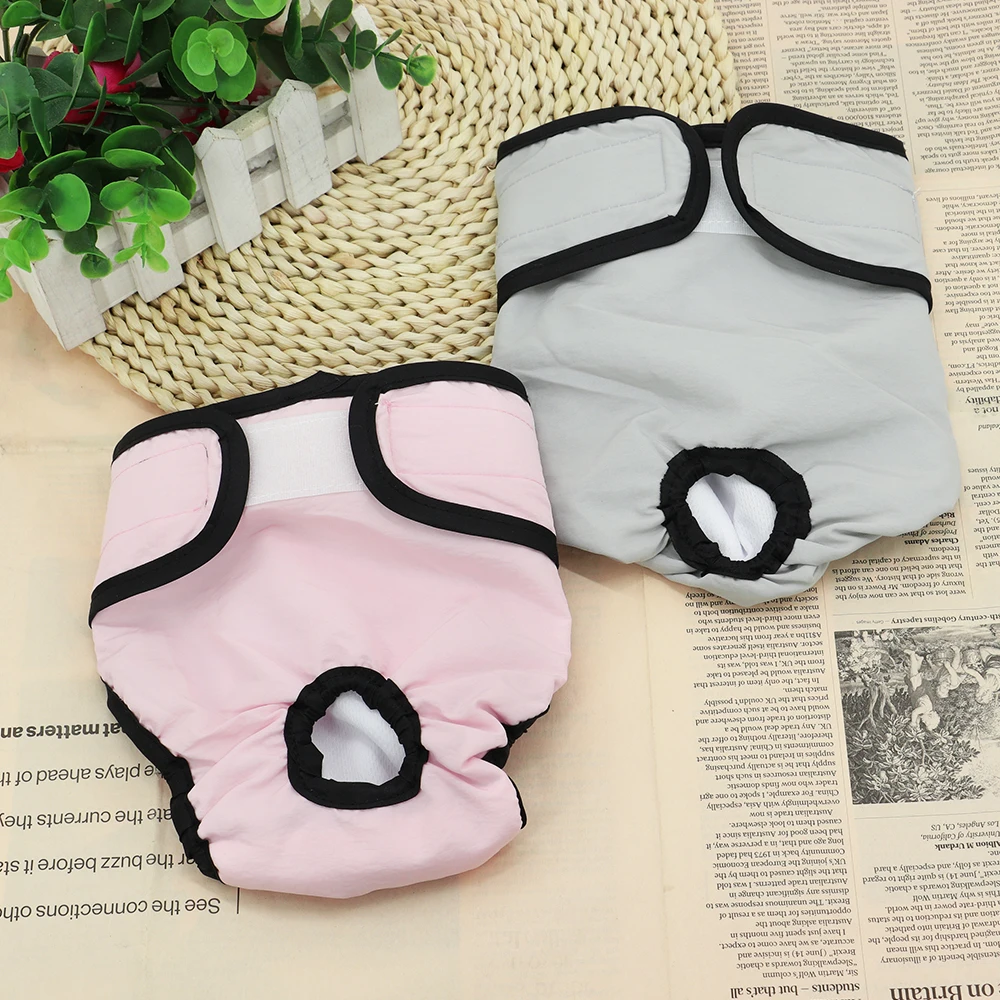 Reusable Dog Diaper Pant Physiological Pants Washable Female Girl Dogs Shorts Pants Absorbent Pets Underwear Sanitary Panties